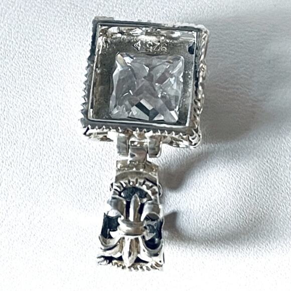 Silpada Sterling Silver 18” Chain & Silpada Uptown Fleur De Lis Pendant Necklace - Picture 10 of 10